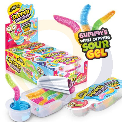 [96261000MDA] Johny Bee dipper worm gummies 60g