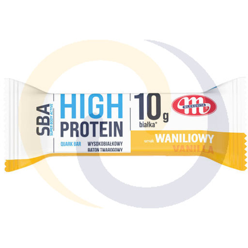 [96372000MLK] Протеиновый батончик творожный ванильный белый 40г/20шт Млек