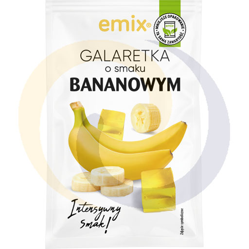[96386000EMI] Банановое желе со вкусом 75г/27шт Emix