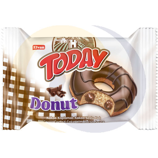 [96611000ELV] Elvan donut met chocoladevulling 50g