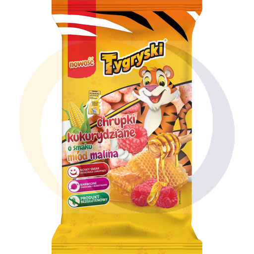 [97436000TBM] Tygryski maïschips honing-framboos 70g