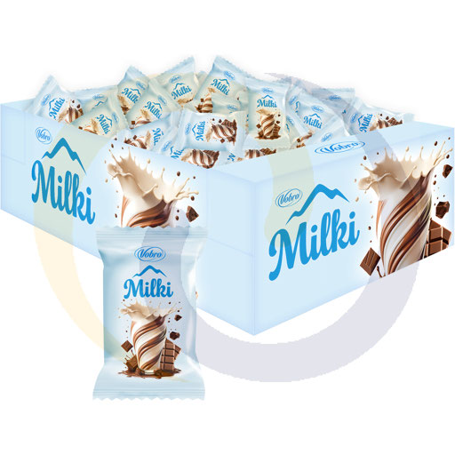 [98241000VOB] Шоколадные конфеты Milki в молочной глазури 3кг Vobro