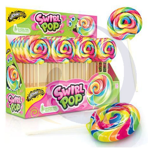 [98502000MDA] Mada Sweet Johnny Bee swirl pop lolly 50g
