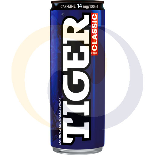 [98584000TIG] Тигр Классик низкокофеиновый напиток банка 0,25л / 12шт Масп
