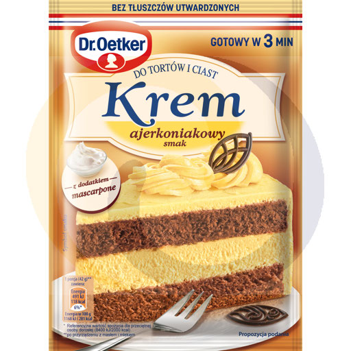 [98990000DRO] Dr.Oetker advocaatvulling voor taarten en cakes 105g
