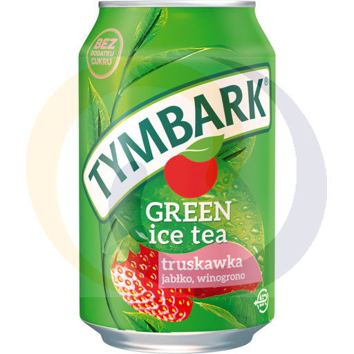 [99155000TYX] Ледяной чай Зеленый клубничный напиток банка 0,33л E Tymbark