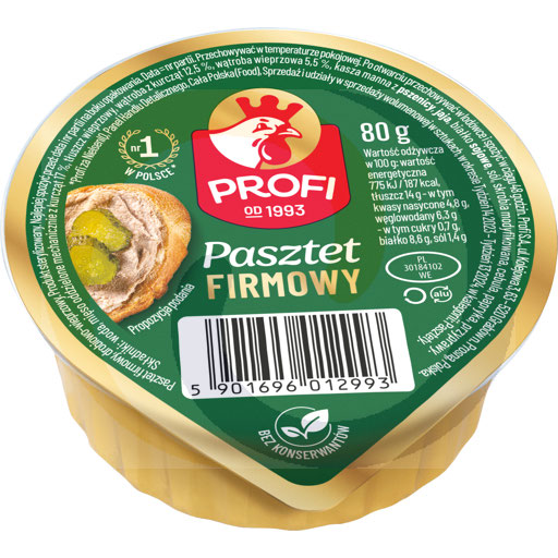 [991670002PR] Паштет из птицы и свинины Profi 80г/28шт