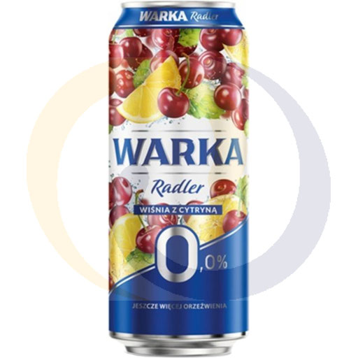 [0001017368] bier warka radler 0% kers blikje 0,5 groep żywiec