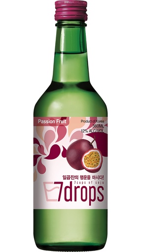 [0001017424] 7 DROPS Soju Passievrucht 12% 20x360ml