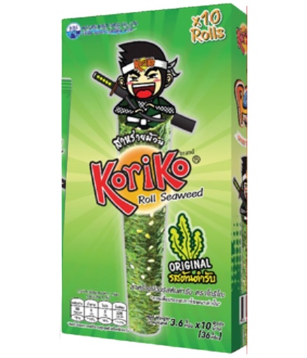 [0001017431] KORIKO Knapperige Zeewierrol 3,6g