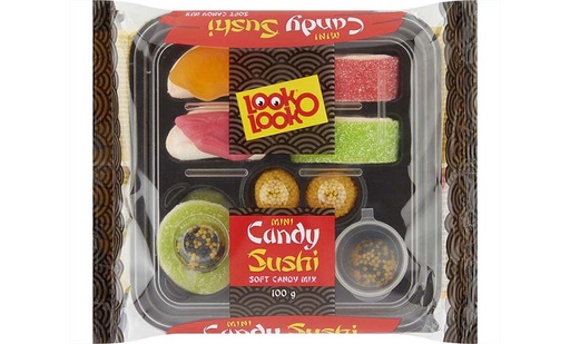 [0001017436] LOOK-O-LOOK Mini Sushi Snoep 7x100g