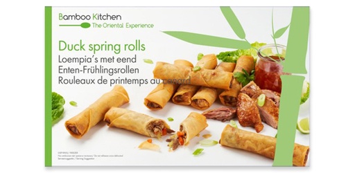 [0001017498] Loempia met Eendenvlees Rauw 400g