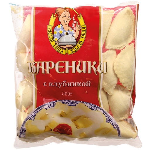 [02239] Dumplings "Wareniki" met aardbeivulling