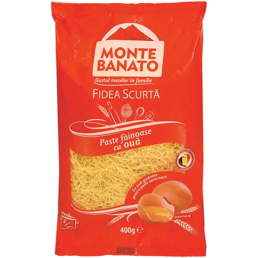 [72724] "Monte Banato" Eierpasta kort 400 g