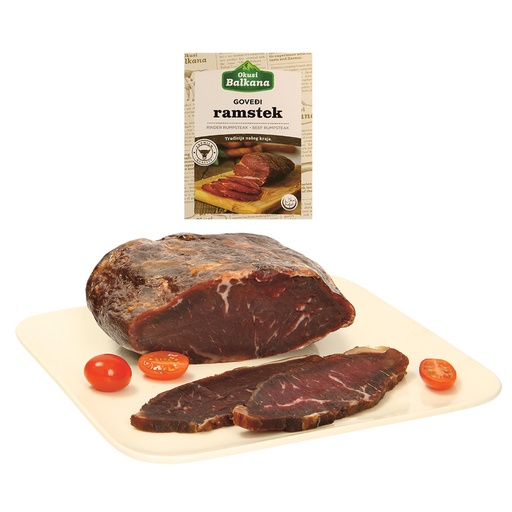 [24176] Halal rumpsteak, gezouten, gerookt, 50 dagen luchtgedroogd