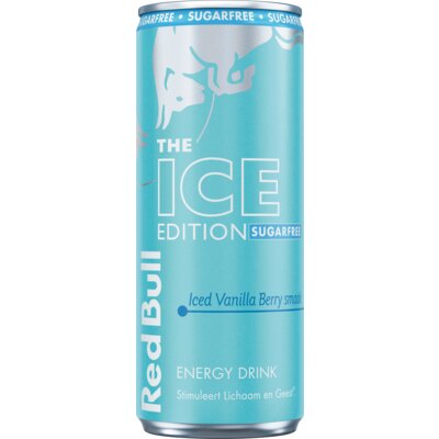 [0001017652] Energiedrank Ice Vanille Bessen, blik 250 ml, Red Bull