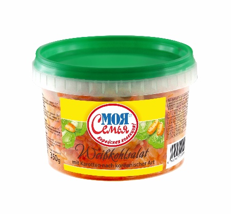 [09262] Wittekool salade met wortelen op Koreaanse wijze