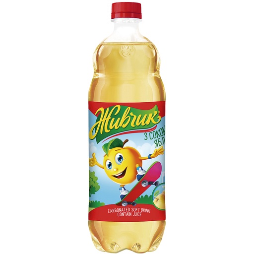 [60291] "ZHIVCHIK" bruisend verfrissend drankje met appelsmaak.