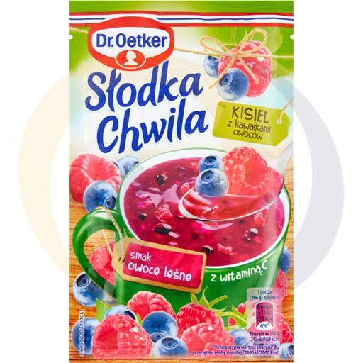 [10949682DRO] "Dr. Oetker" Gelei bosvruchten met fruitstukjes Slodka Chwila 35 g