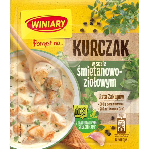 [15000000WIN] Winiary Idee voor... Kip in Romige Kruiden Saus 30 g