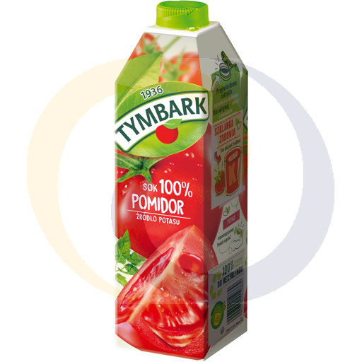 [19092000TYM] 100% томатный сок без сахара, упаковка 1.0л Tymbark