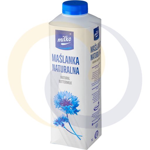 [374980001ML] Естественный кислое молоко 1л Milko Mlekpol