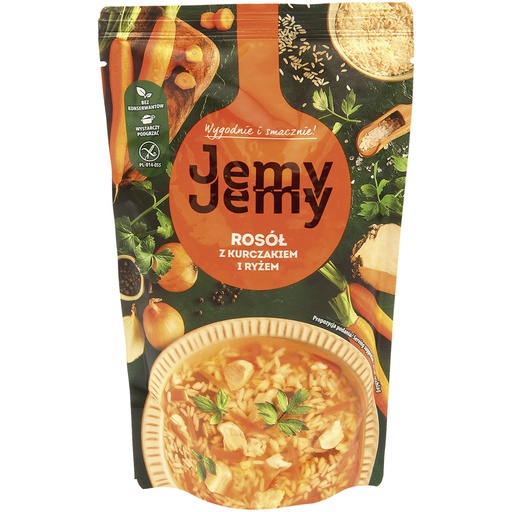 [496220002PR] "Rosol" Овощной суп с курицей и рисом. Стерилизованный.