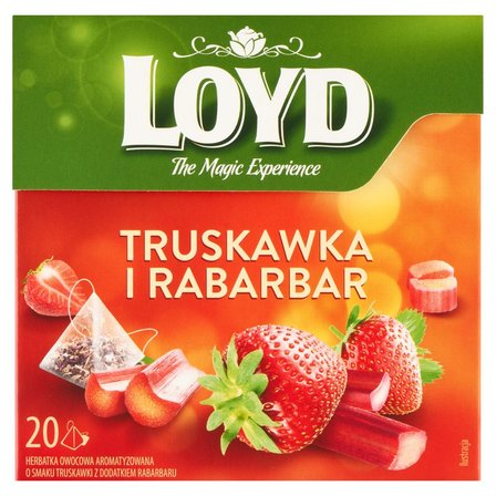 [53201000MOK] Loyd Aardbei en Rabarber Gekruide Vruchtenthee 40 g