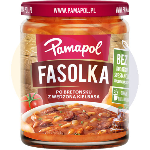 [60389673PAM] Pamapol Bonen gestoofd met Worst in Tomatensaus 500 g