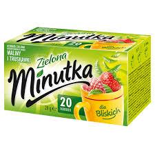 [68366000MOK] Минутка Зеленый Чай с Вкусом Малины и Клубники 28 г (20 x 1.