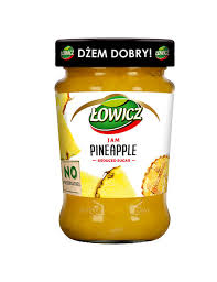[68839000AXE] Джем ананасовый Łowicz 280 г / 8 шт E Agros Nova