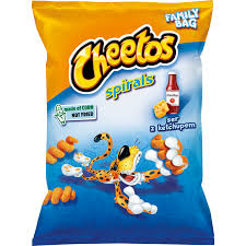 [77522000FRL] Cheetos Spiralen Kaas met Ketchup Geparate Maïschips 130 g