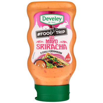 [80357000DEV] Majo Sriracha saus 0,3l / 6st Doos Develey