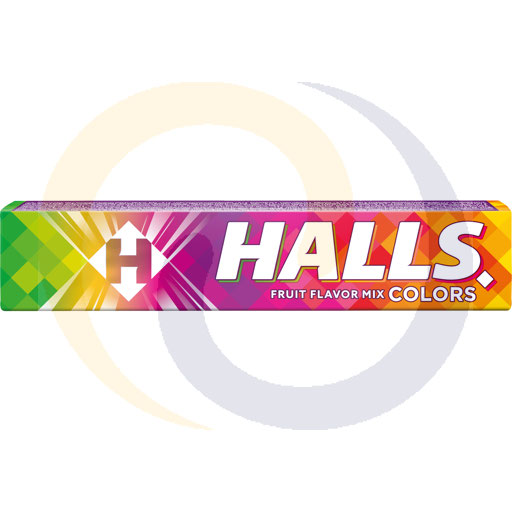 [86234000DAN] Halls Фруктовый микс Цветные конфеты 33,5 г
