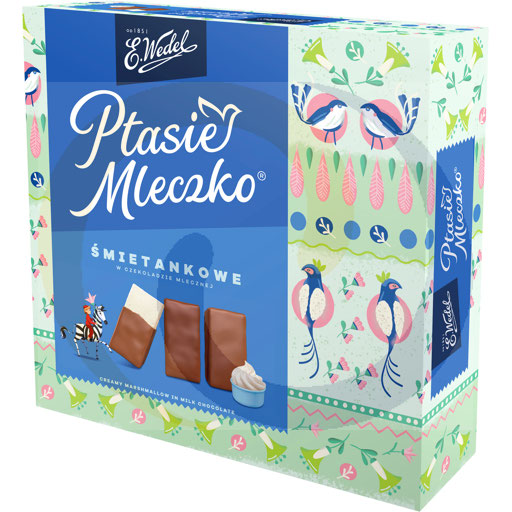 [86426000WEC] E. Wedel Ptasie Mleczko Crèmeachtige Marshmallow in Melkchoc