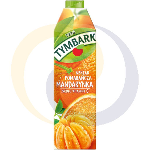 [92182000TYM] Нектар апельсин мандарин в картоне 1,0л/6шт Tymbark