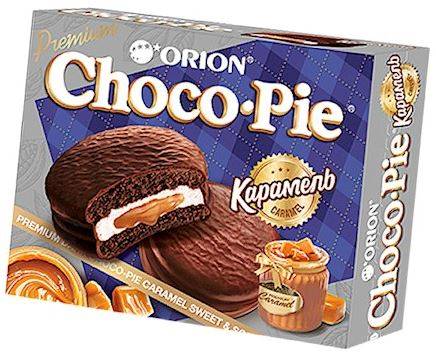 [0001018307] Orion Choco-Pie koekjes met karamelvulling 360g