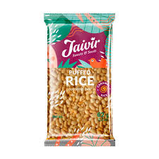 [0001018313] Jaivir gepofte rijst-karamelreep 62g