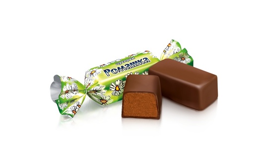 [91202] Confiserie "Romashka Roshen" in cacaohoudende vetglazuur