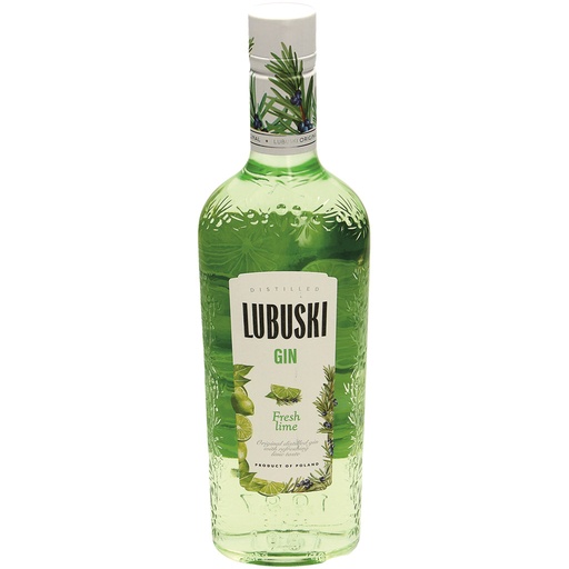 [68755] Distilled Lubuski Gin Fresh Lime - Дистиллированный Джин со