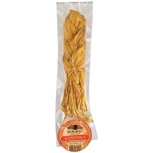 [18209] "Kosichka" Vlechtkaas. Pasta filata kaas, gerookt, min. 40%