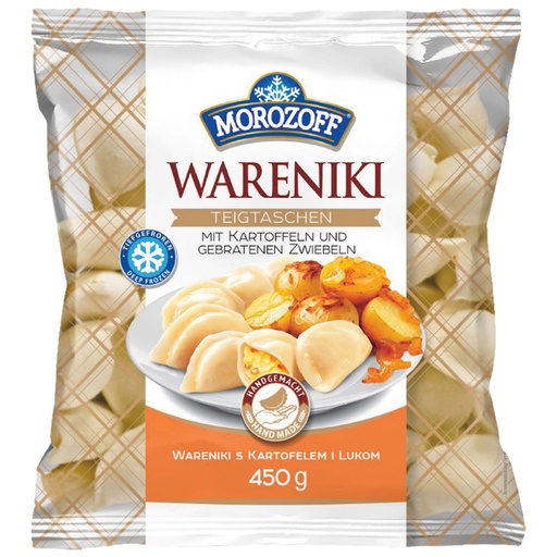 [02400] "MOROZOFF" Вареники с картофелем и жареным луком, замороженн