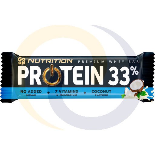 [40597100STE] Go On Nutrition Протеиновый кокосовый батончик 33% 50г/25с С