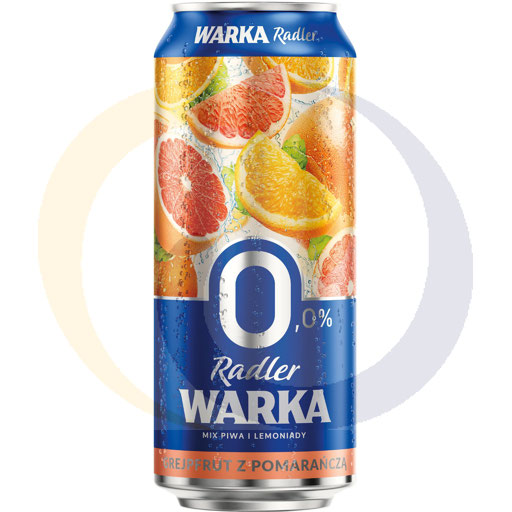 [64557000GZY] Warka Radler 0% grapefruit-granaatappel 0,5l
