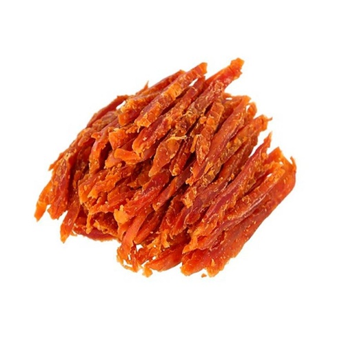 [11072] Snack van Blauwe Wittling, in reepjes, met 1% chili, gezoute