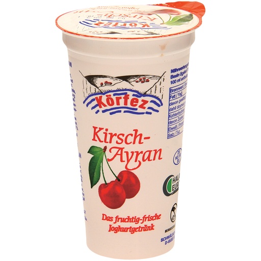 [17163] "Kers Ayran" drankje op Turkse wijze, van yoghurt, melkprodu