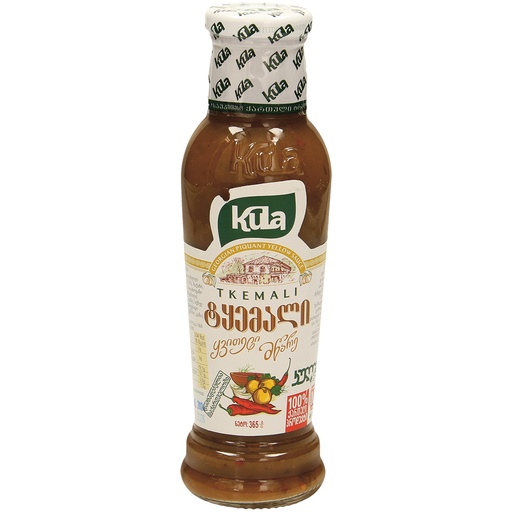 [43341] "Kula" Tkemali saus van gele kerspruim pikant 365 g