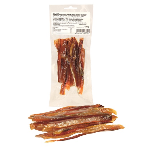 [11372] Snack van zeelt (Aspius aspius) in reepjes, gezouten en gedr