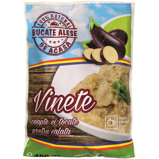[03933] Bevroren aubergines, gegrild en fijngehakt