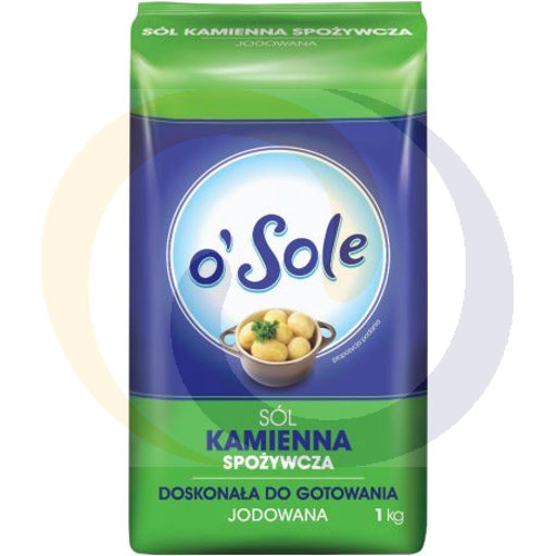 [27939100CNO] Иодированная каменная соль o`Sole 1,0 кг/10 шт Cenos